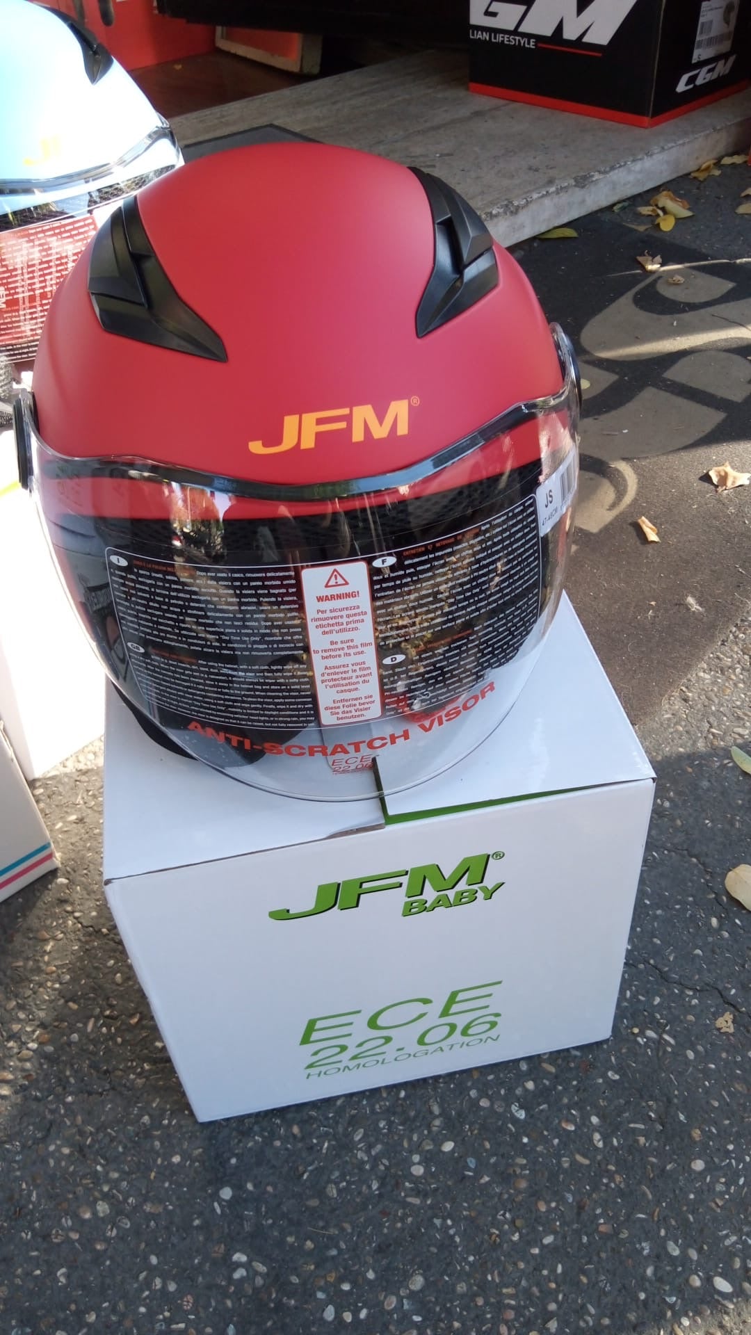 Casco Jet JFM 710 bambini
