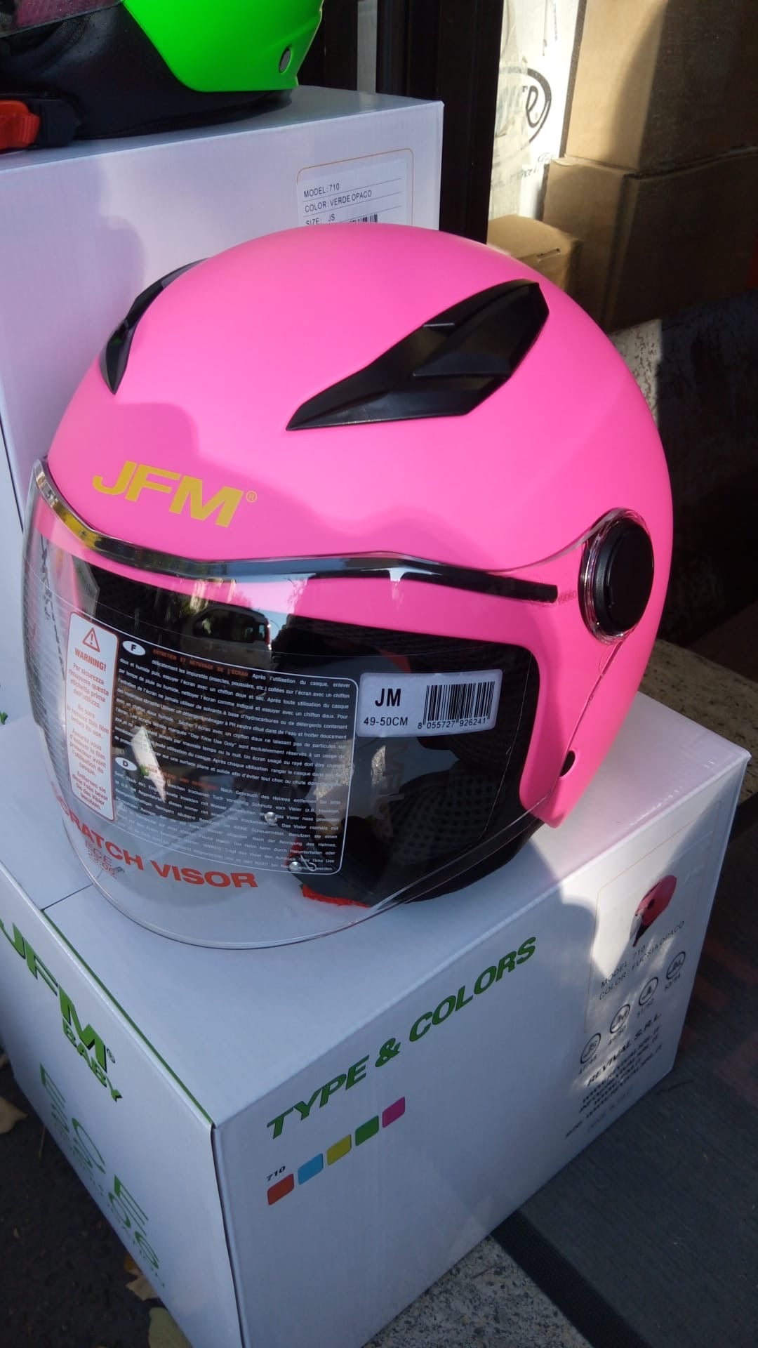 Casco Jet JFM 710 bambini