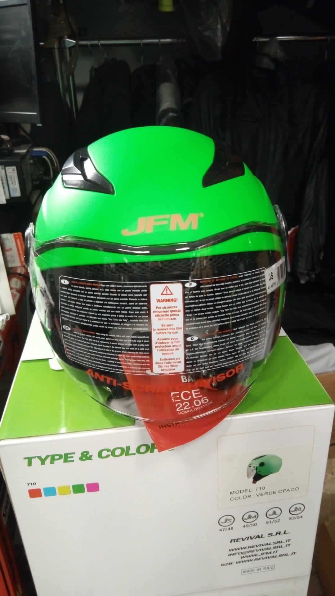 Casco Jet JFM 710 bambini