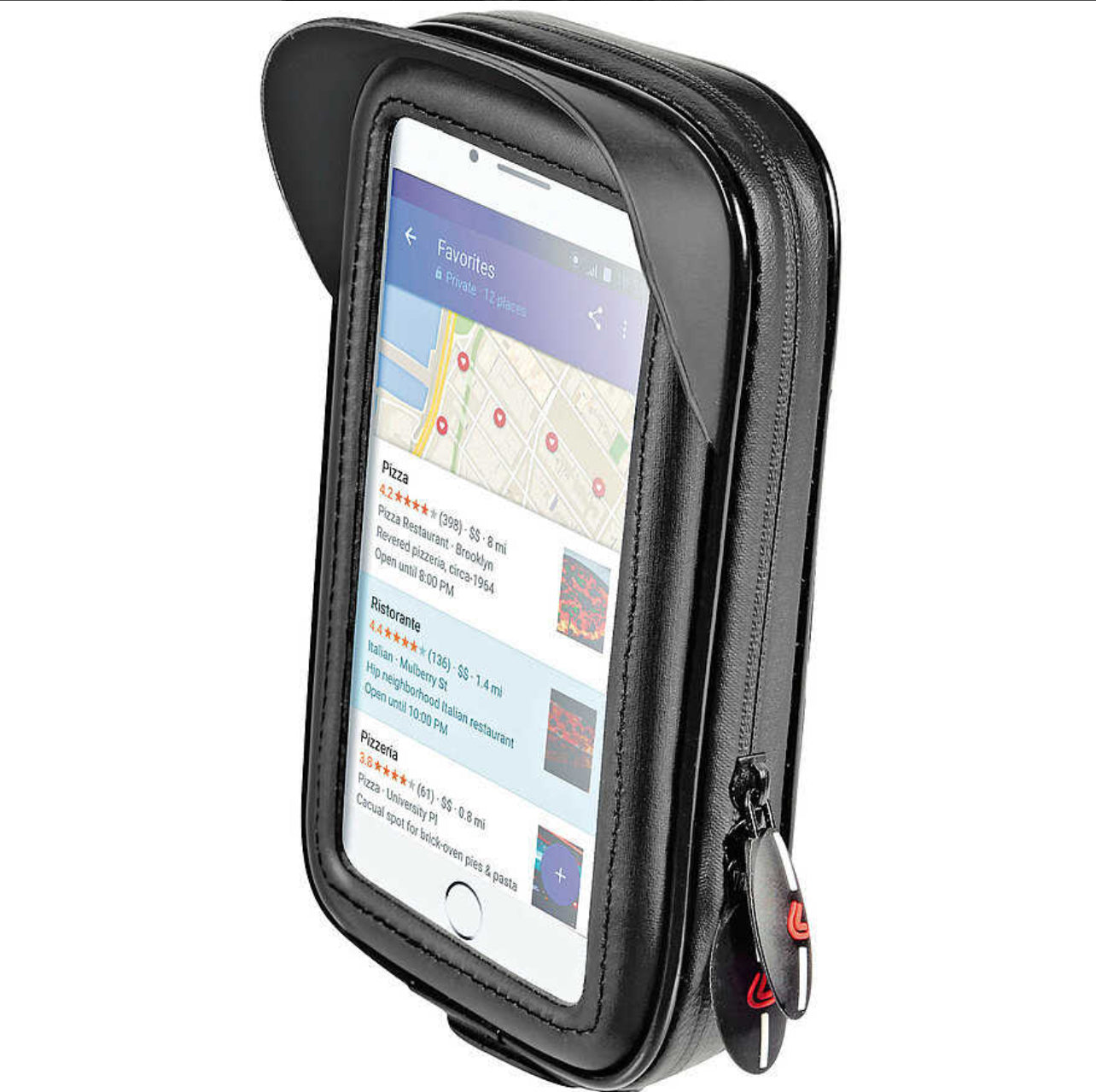 Lampa Custodia Moto Porta Smartphone Universale Fino a 6" Display