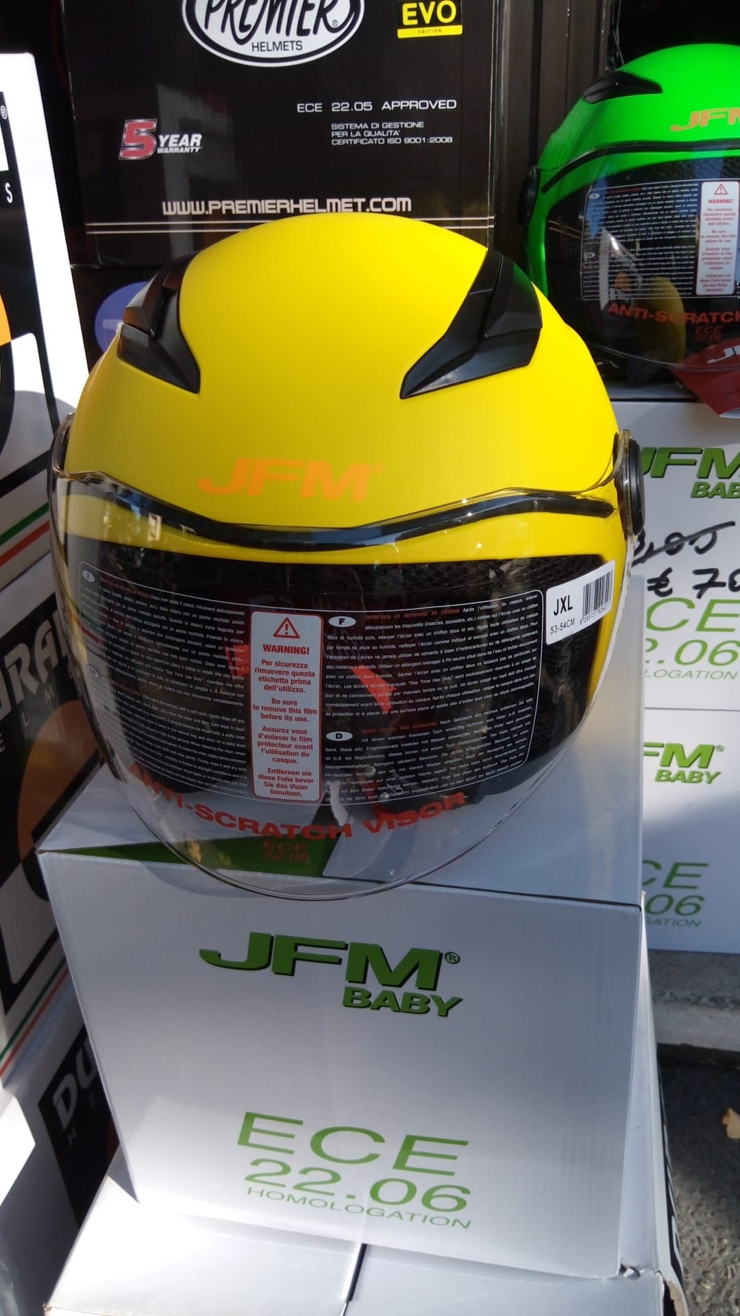 Casco Jet JFM 710 bambini