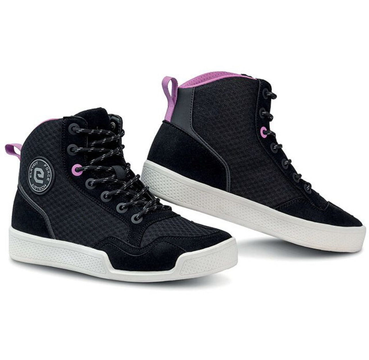 Scarpe Eleveit FORCE AIRTECH LADY Nero Ciclamino Moto Donna