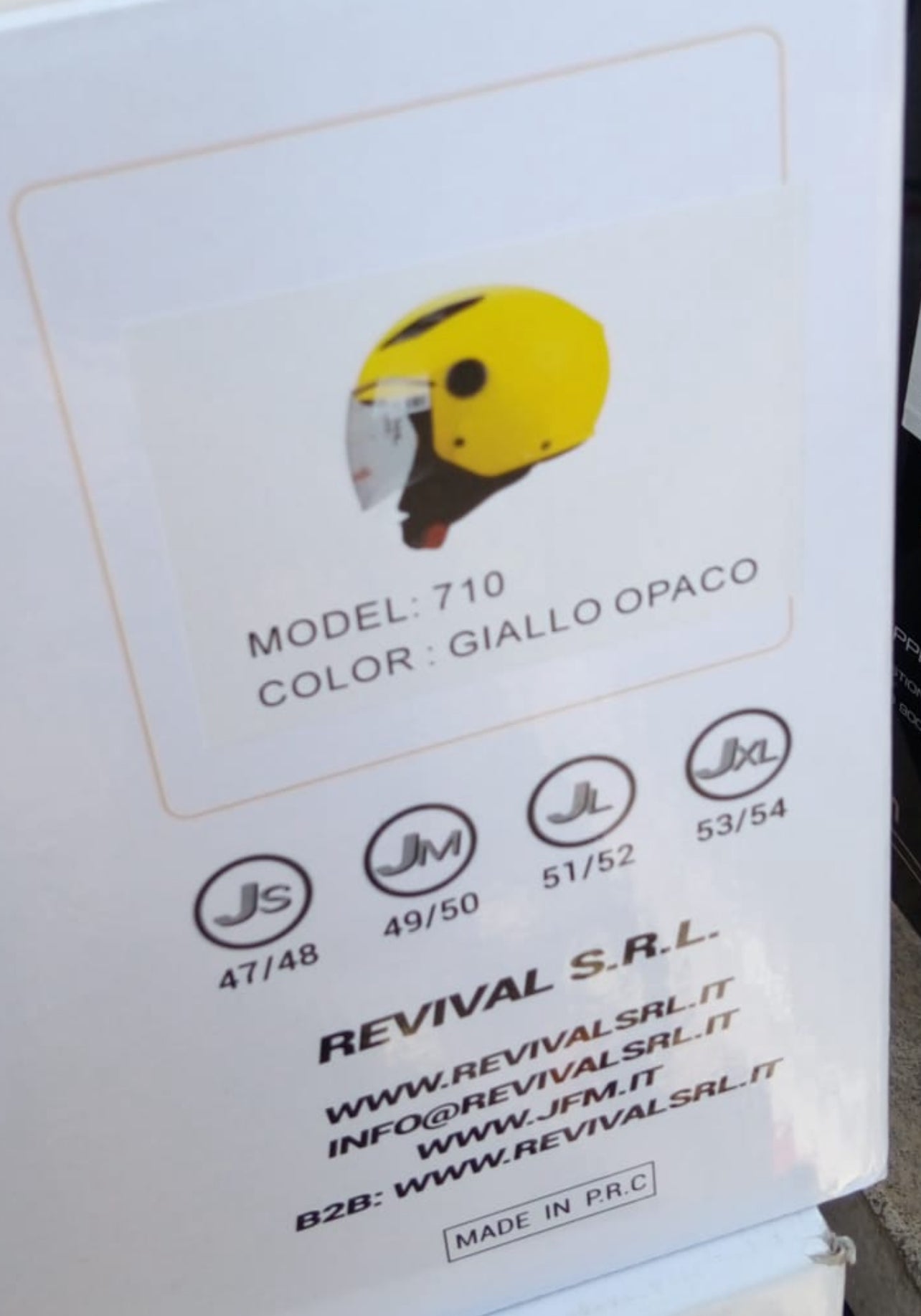 Casco Jet JFM 710 bambini