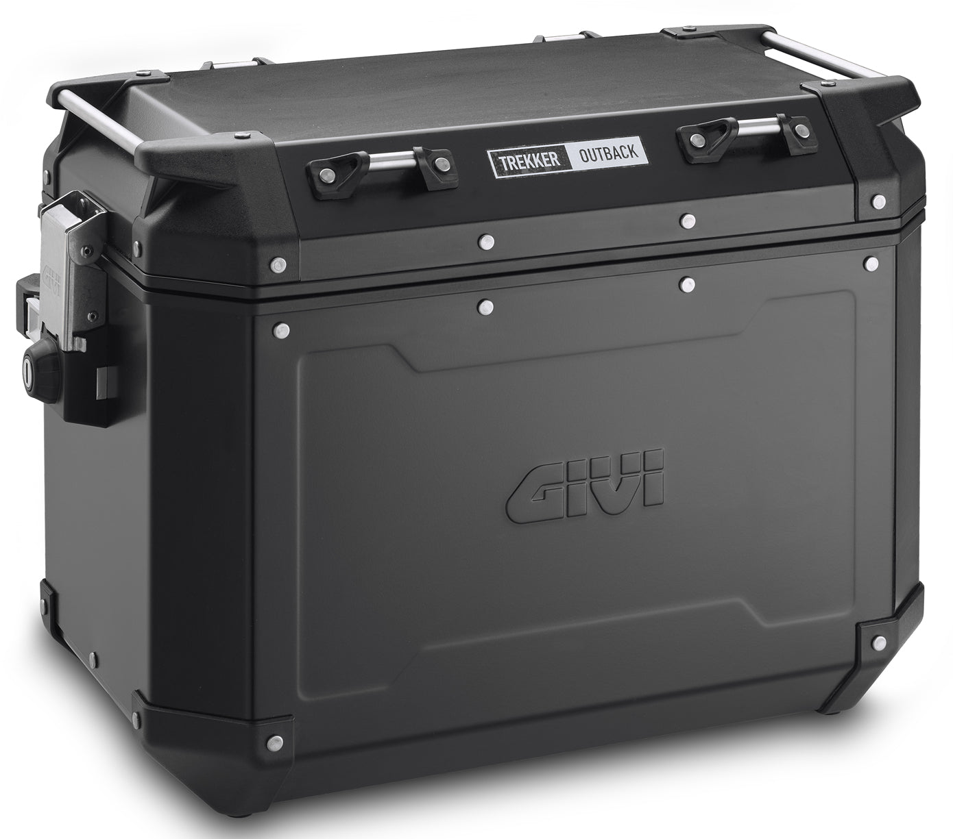 Bauletto Givi Trekker Outback OBKN48BR in Alluminio Nero