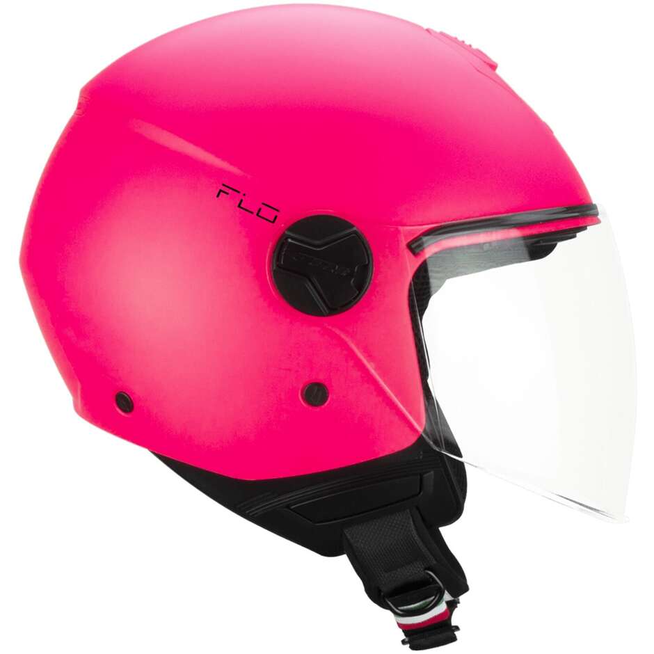 Casco demijet CGM 167A FLO MONO visiera lunga