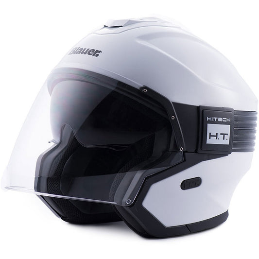 Casco Jet Blauer HACKER + Bluetooth interfono