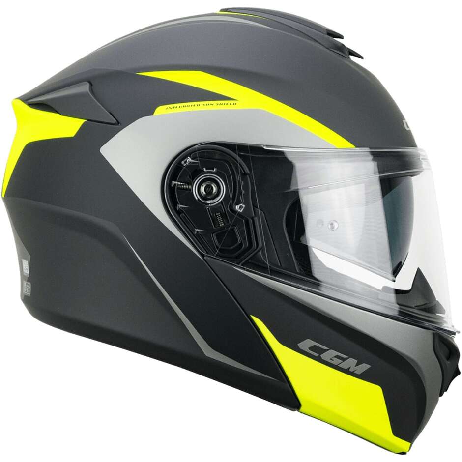 Casco Modulare CGM 568G BER DRESDA GRAFICA GIALLO