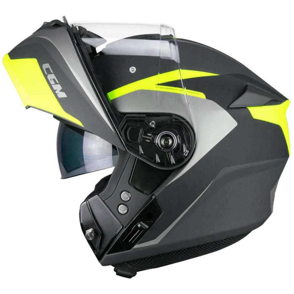 Casco Modulare CGM 568G BER DRESDA GRAFICA GIALLO