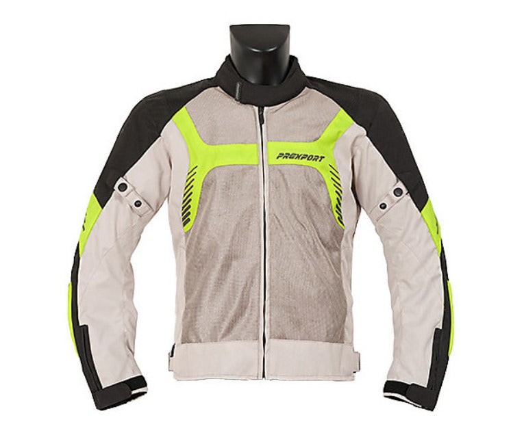Giubbotto Moto Estivo Traforato Prexport FES - Ice Yellow