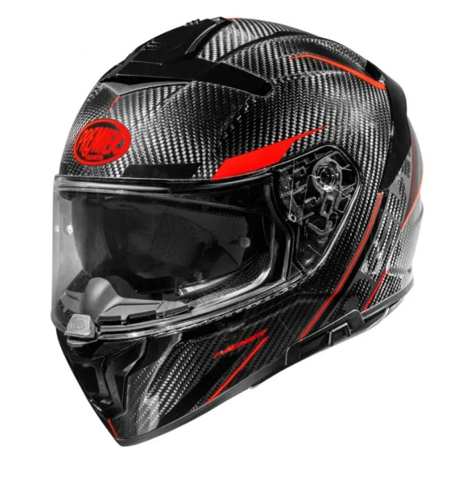 CASCO integrale PREMIER DEVIL CARBON ST2 black\red
