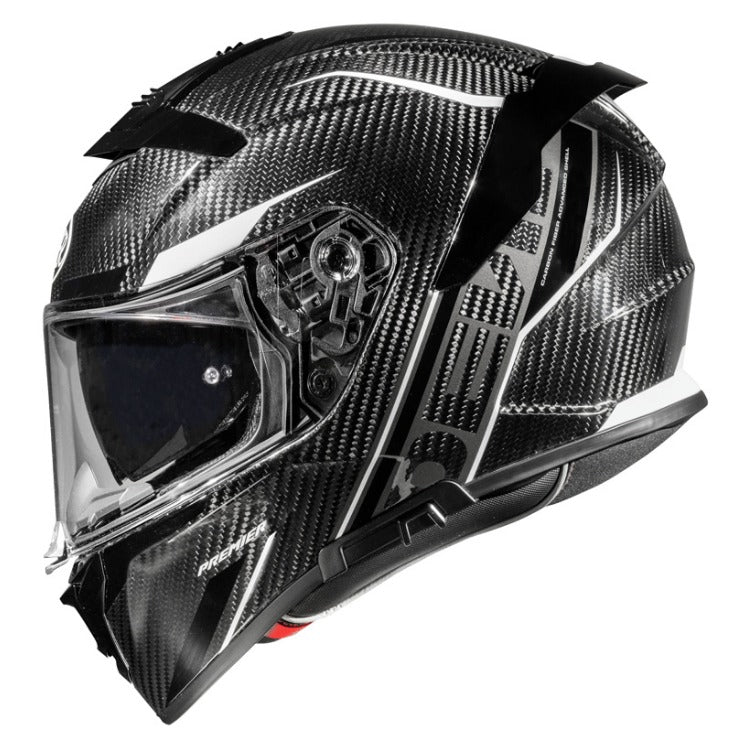 Casco integrale Premier 22 Devil Carbon ST8 – BLACK\WHITE