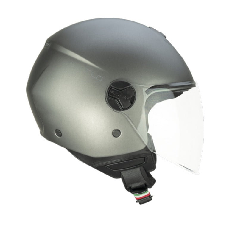 Casco demijet CGM 167A FLO MONO visiera lunga