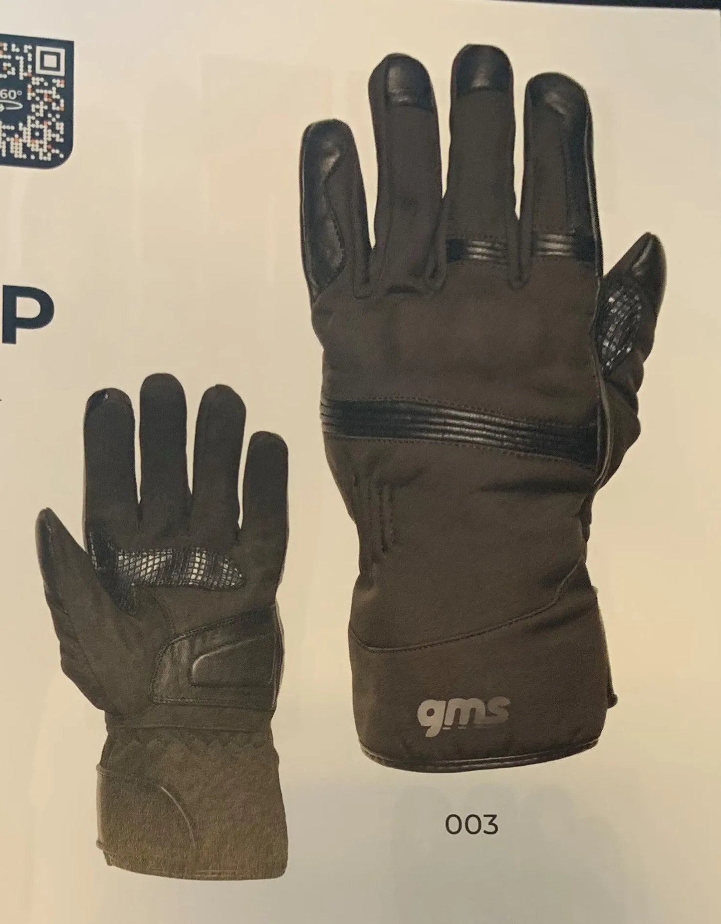 Guanti GMS Touring OSLO WP Nero