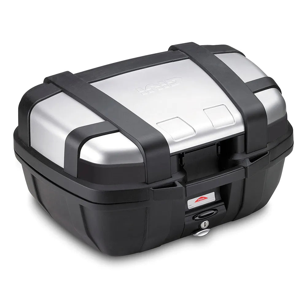 Bauletto GIVI TREKKER TRK52N Alluminio Anodizzato 52 L – Nera