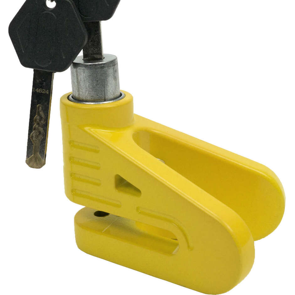 TJ Marvin Z01 Moto Antifurto Giallo Perno 10mm in lega