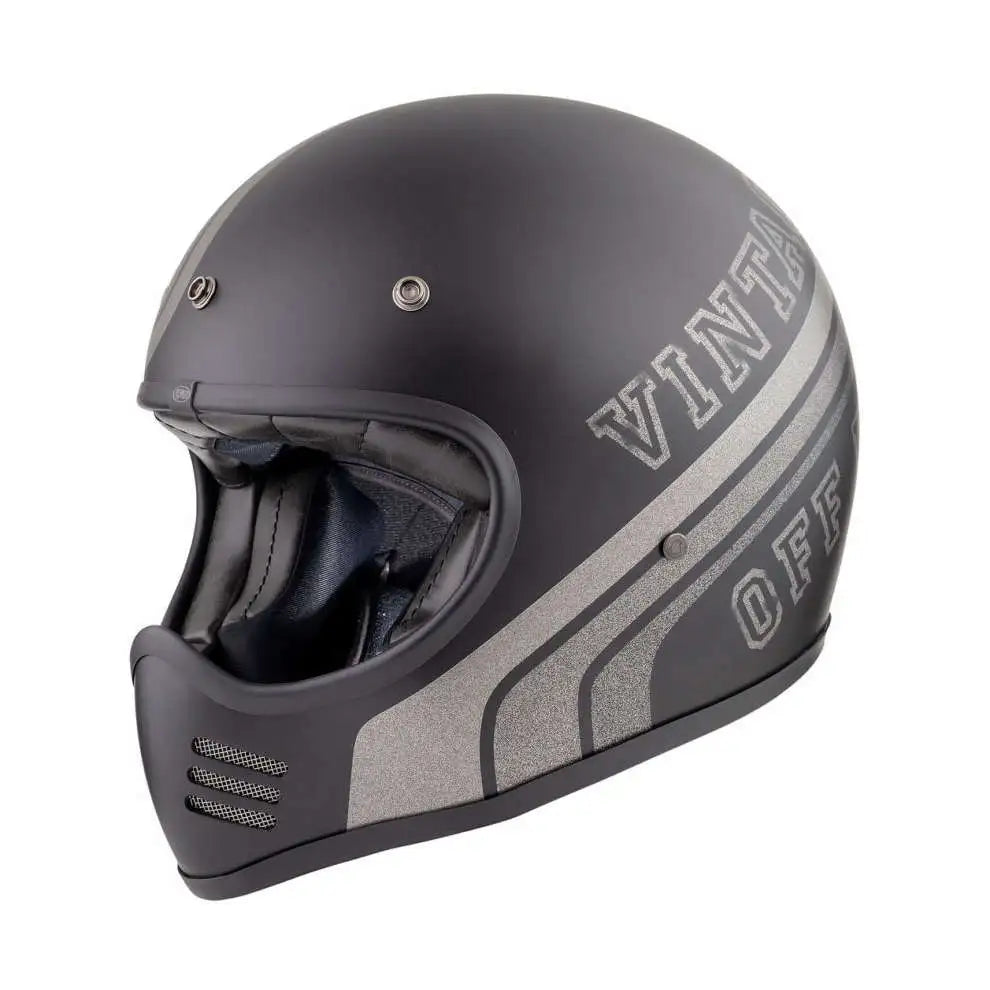 Casco Premier integrale MX BTR9 BM Grigio Scuro