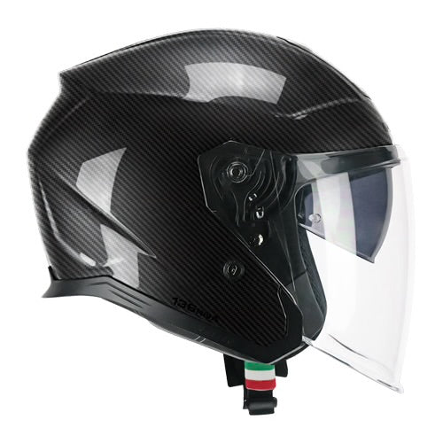 Casco jet CGM 136C Rna Pro Carbon Nero