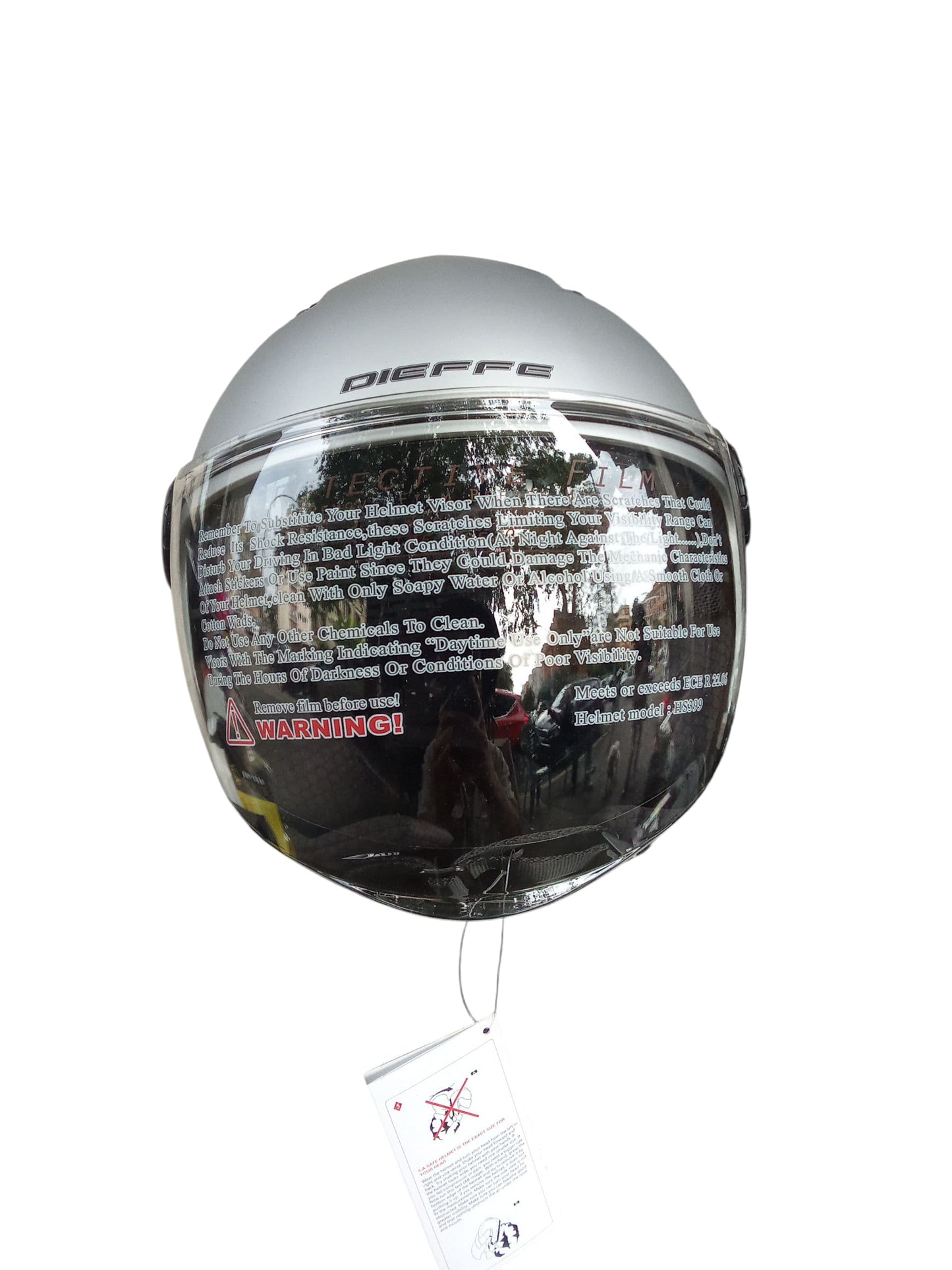 Casco Jet DIEFFE DF62 Doppia Visiera